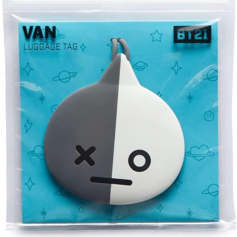 LINE FRIENDS BT21 VAN SILICONE LUGGAGE/NAME TAG